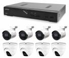 Kamerový set 1x AVTECH NVR AVH1109, 4x 2Mpx IP Bullet kamera AVTECH DGM2103ASVP a 4x 2Mpx IP Dome kamera AVTECH DGM2203ASVSEP