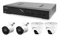 Kamerový set 1x AVTECH NVR AVH1109, 2x 2MPX IP Bullet kamera AVTECH DGM2103ASVP a 2x 2MPX IP Dome kamera AVTECH DGM2203ASVSEP