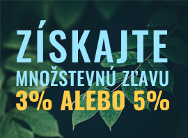 Získejte množstevní slevu 3% nebo 5%!